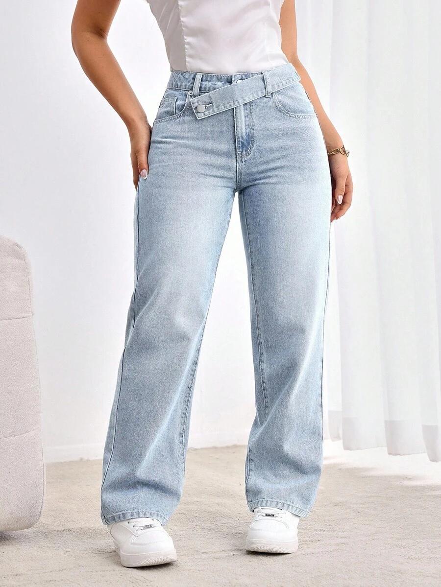NIEBIESKIE SPODNIE JEANS