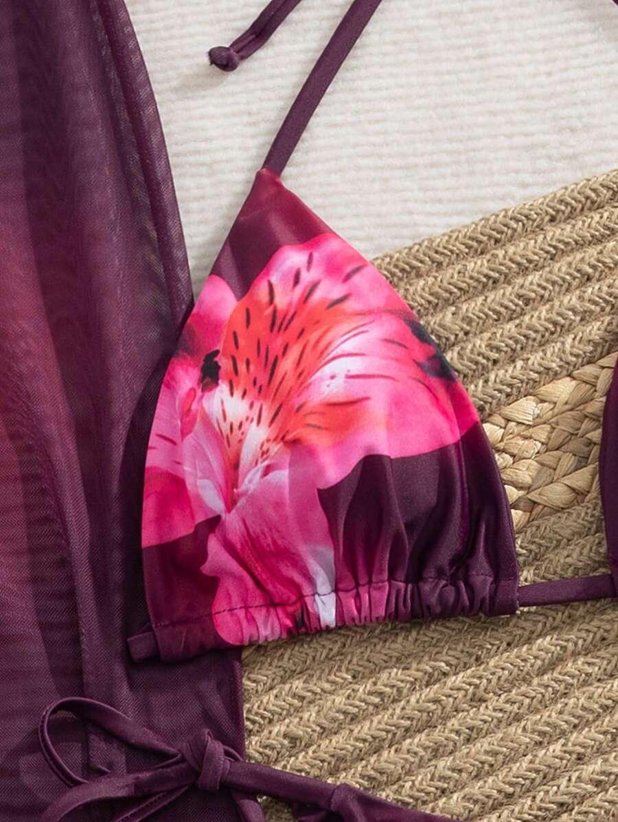 góra od bikini spódnica komplet 