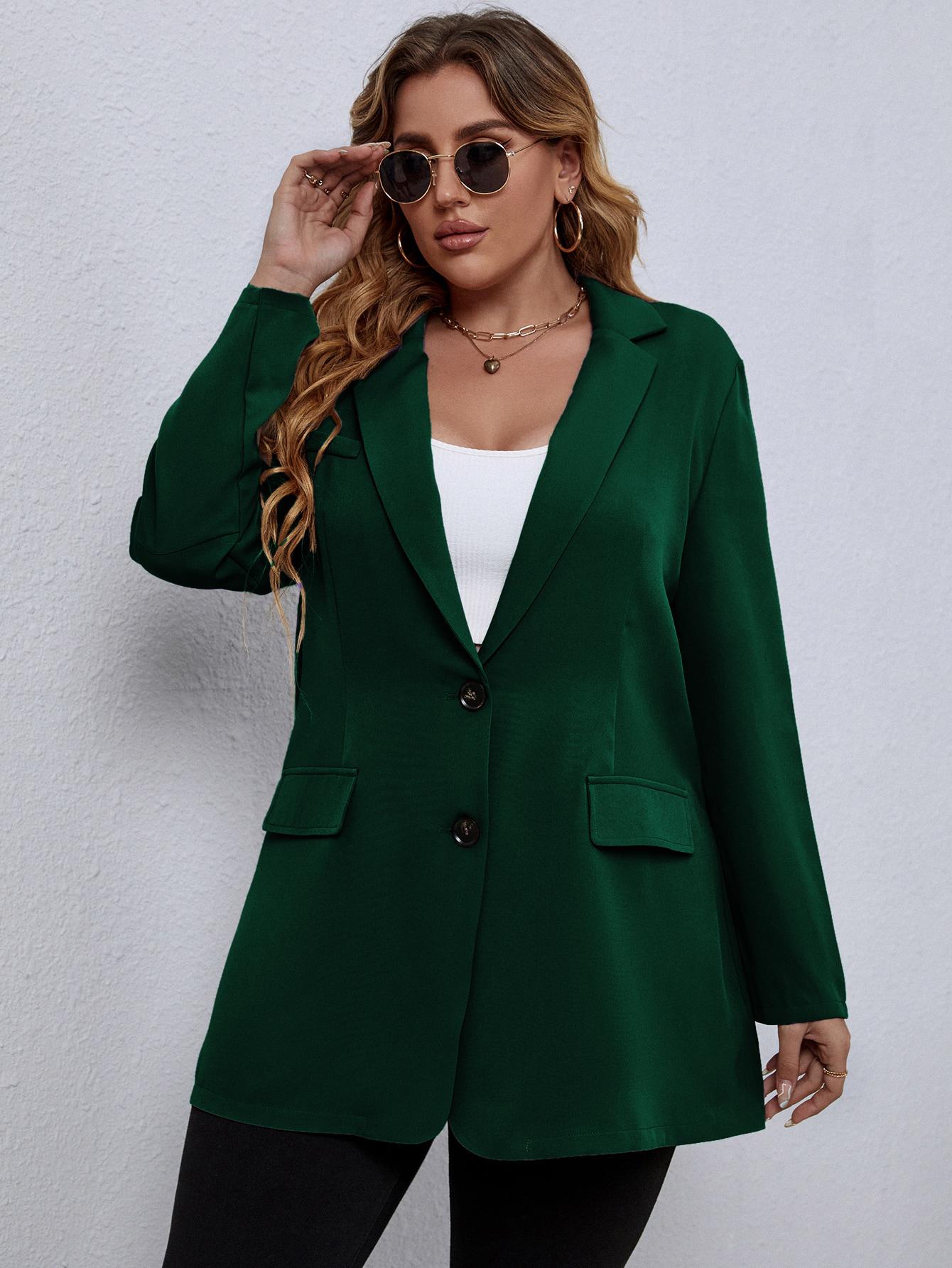 zielona marynarka guzik