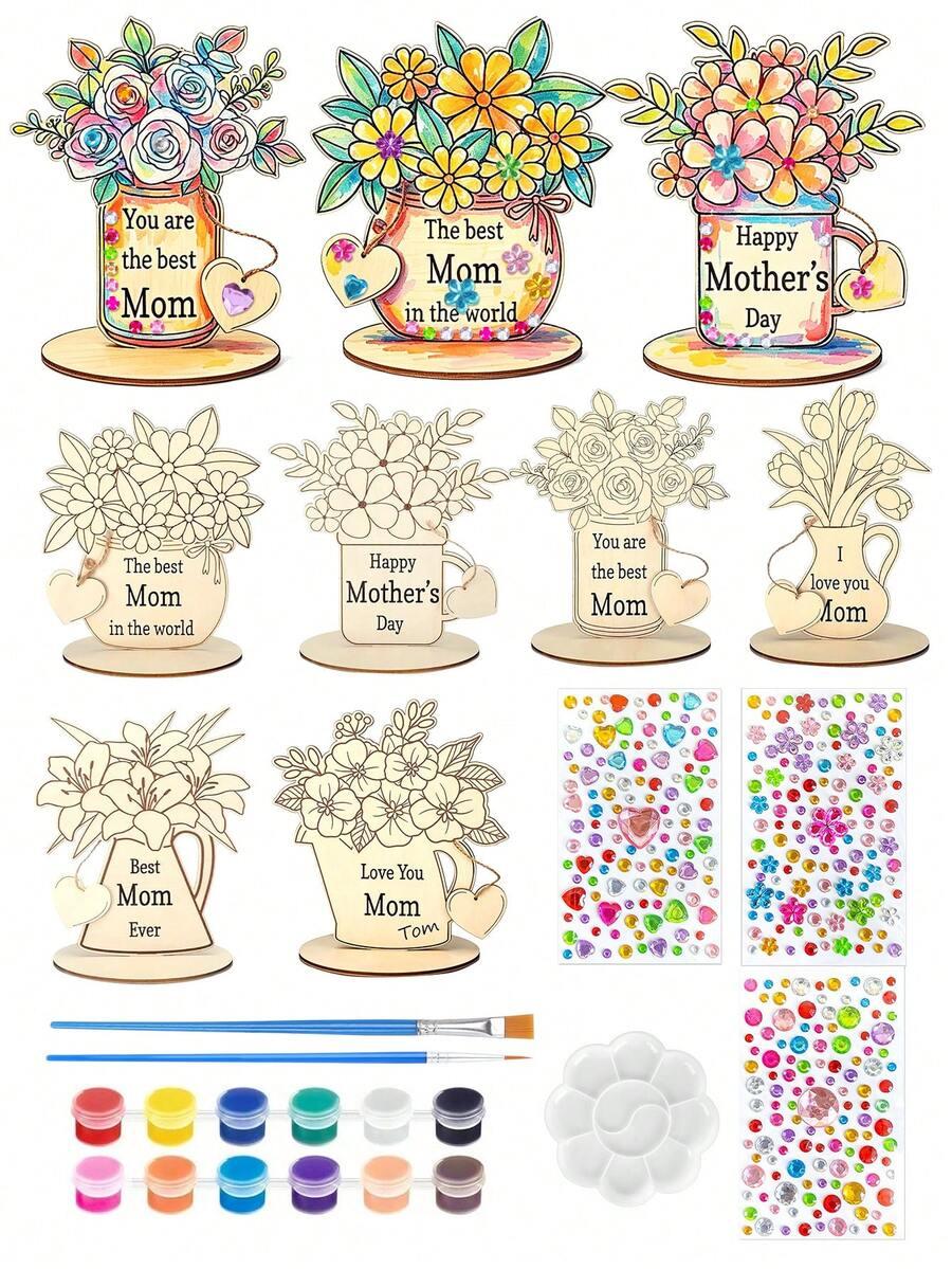 DIY DREWNIANE LAURKI 12-PACK