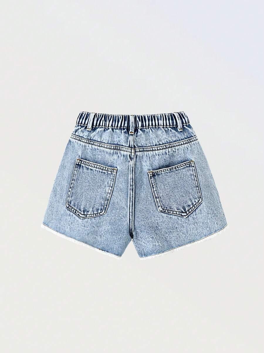 NIEBIESKIE SPODENKI JEANS