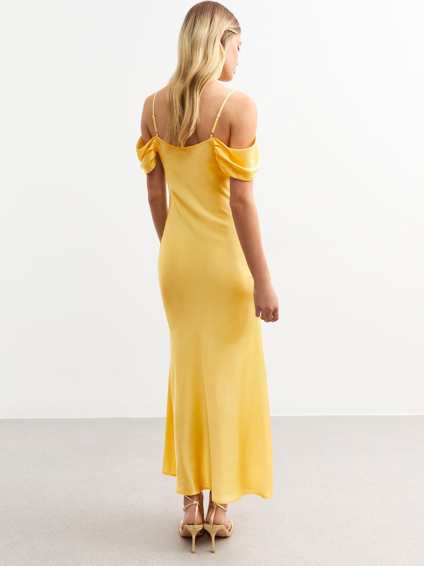 NEW LOOK SUKIENKA MAXI Z SATYNY