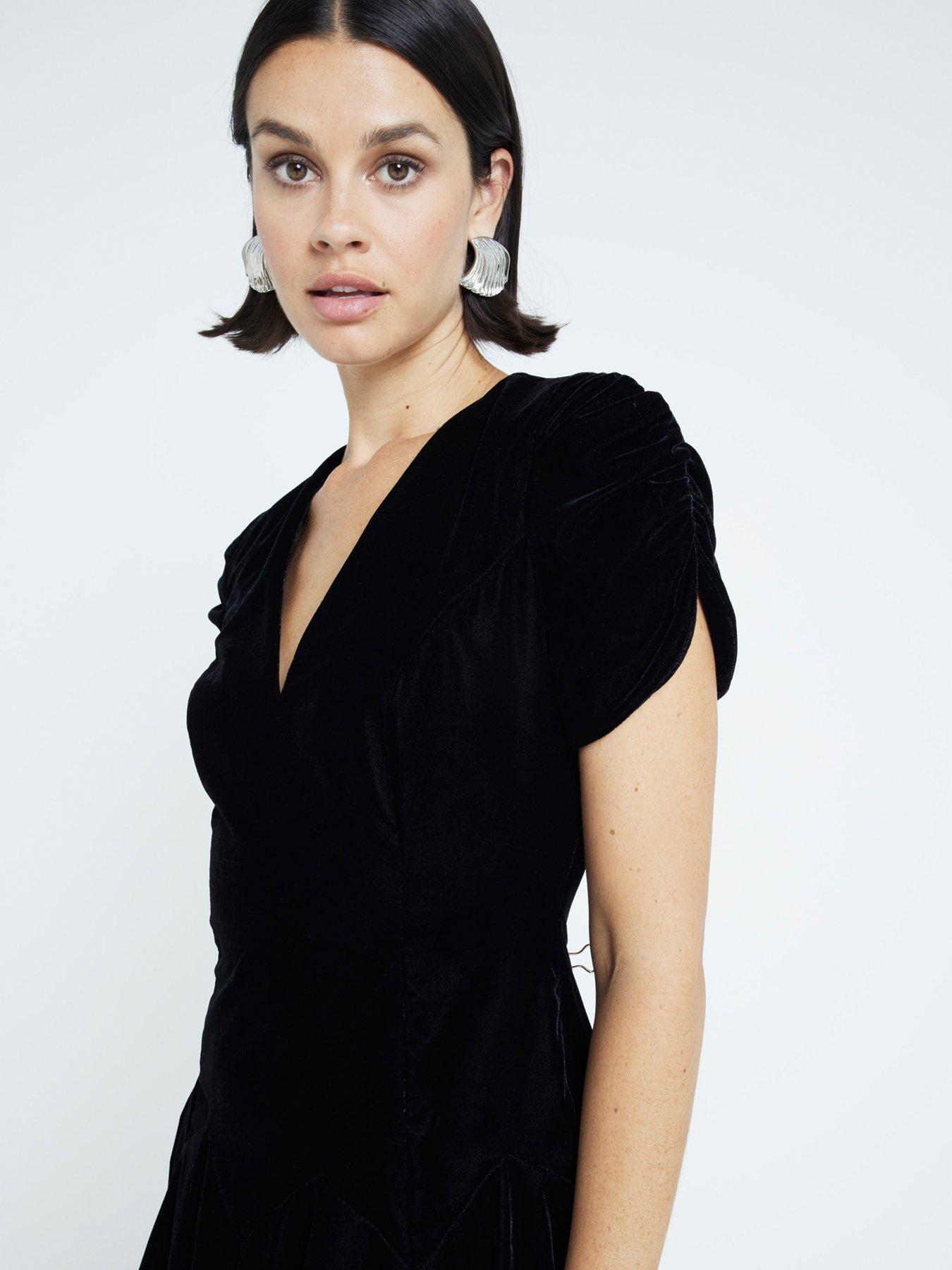 RIVER ISLAND SUKIENKA MINI WELUROWA 