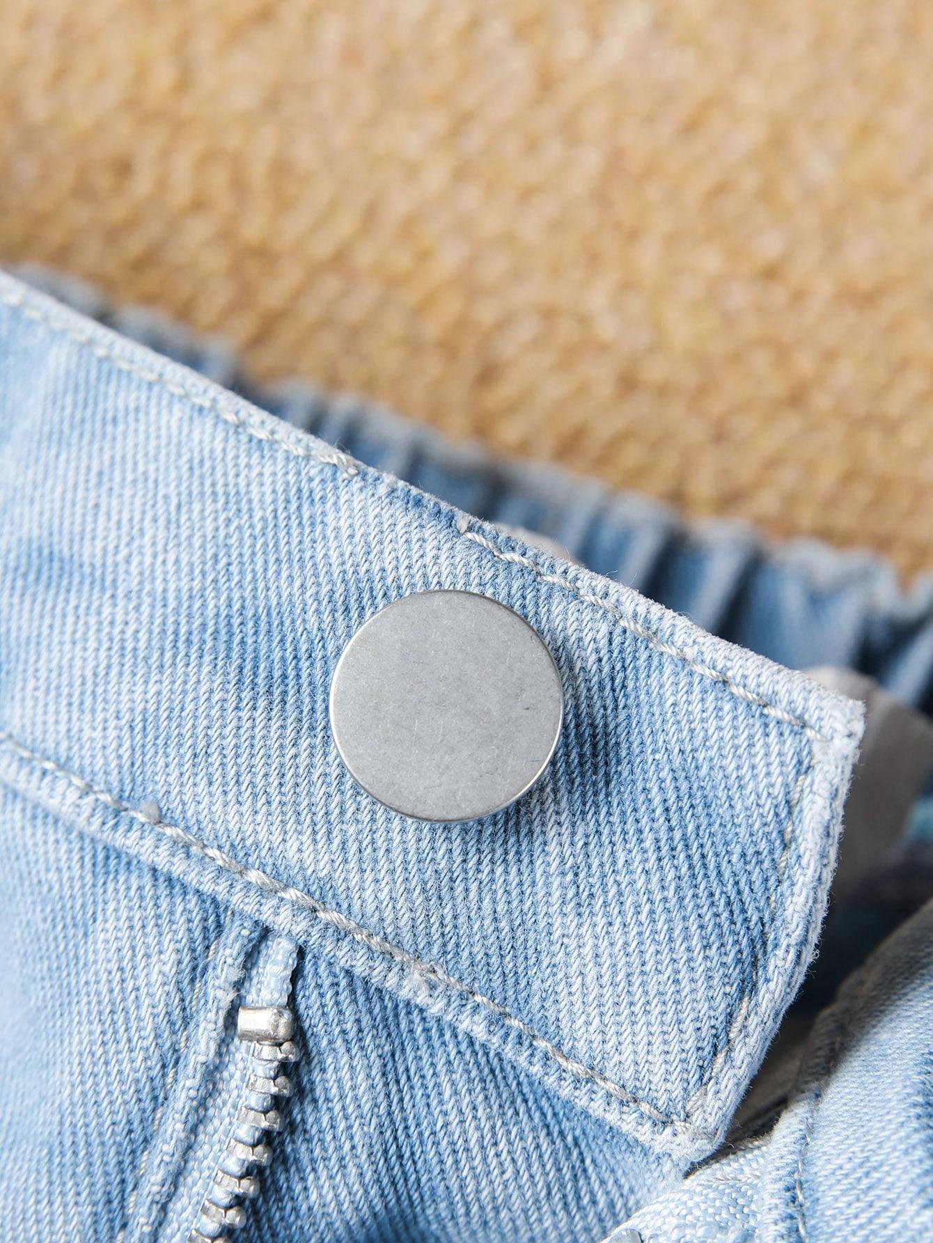 NIEBIESKIE SPODNIE JEANS