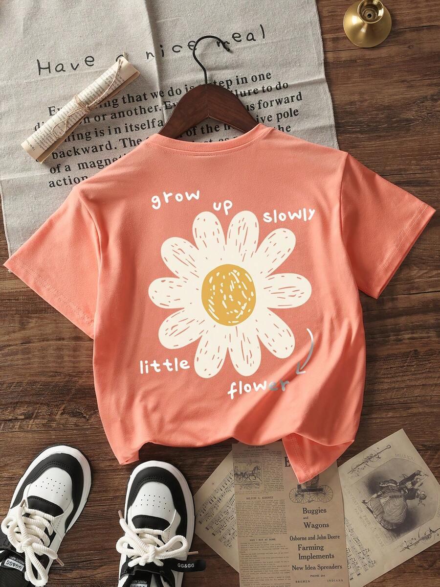 T-SHIRT Z OKRĄGŁYM DEKOLTEM