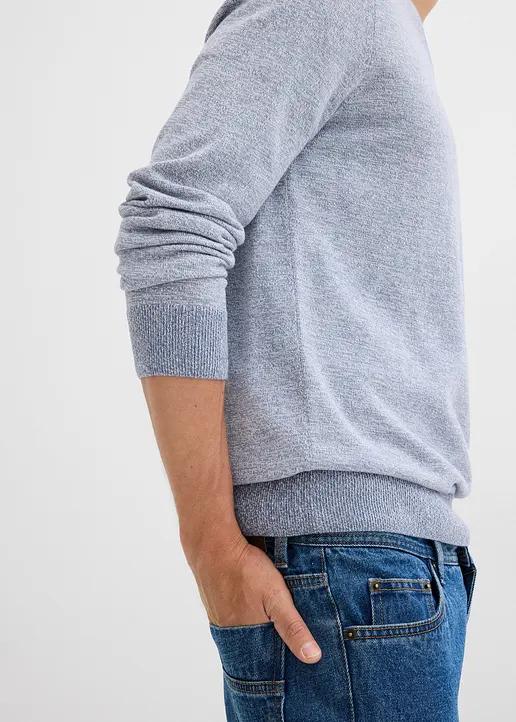 SWETER Z CIENKIEJ DZIANINY 