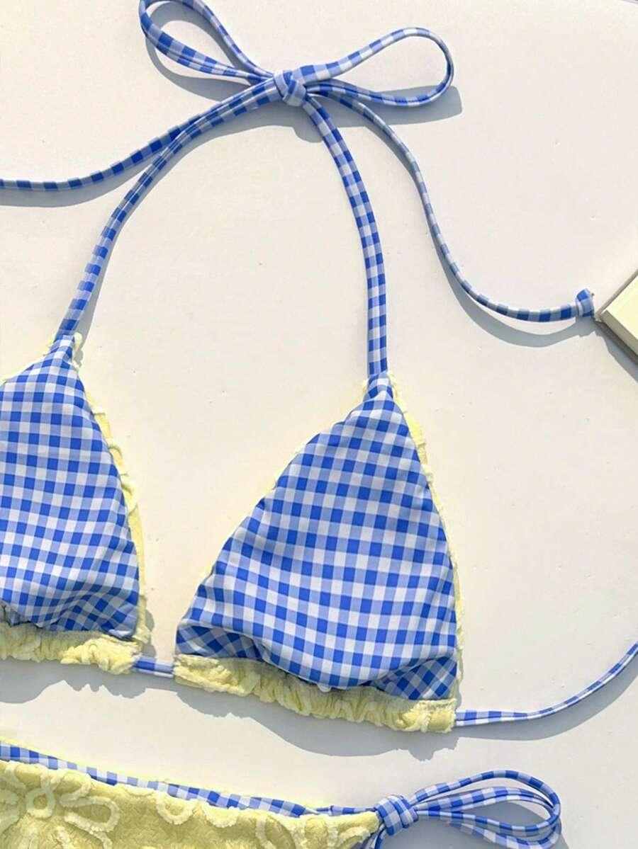 dwuczęściowy strój kąpielowy wzór
