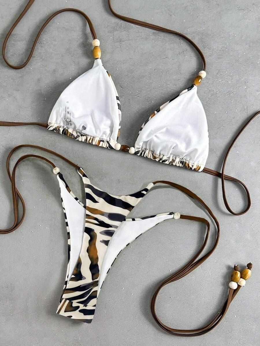 GÓRA OD BIKINI ANIMAL PRINT
