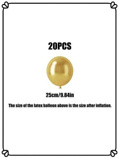 złote balony urodzinowe
