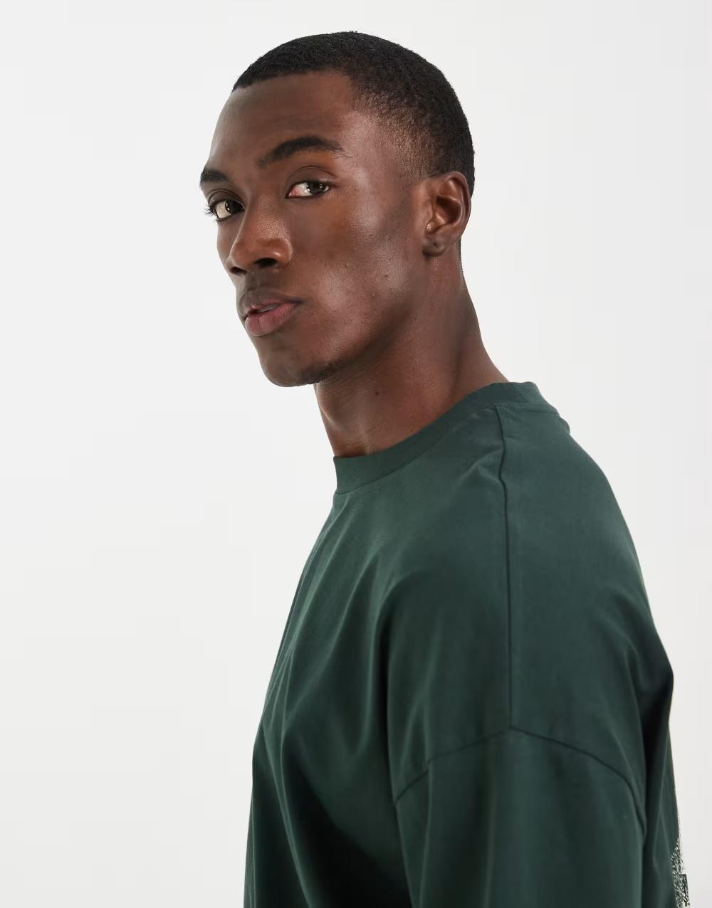 zielony t-shirt krótki rękaw