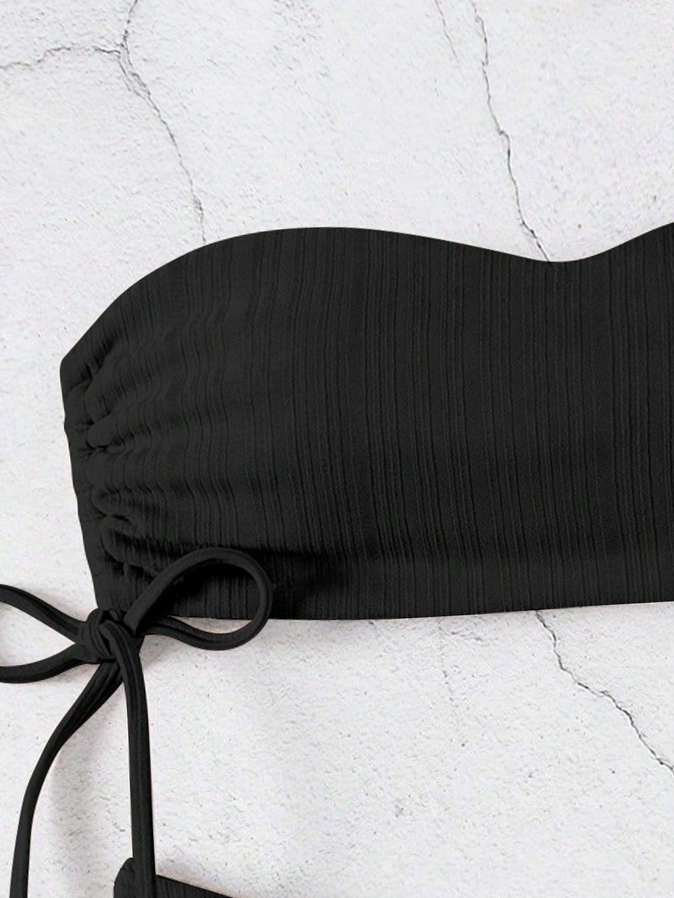 czarny DÓŁ OD BIKINI 