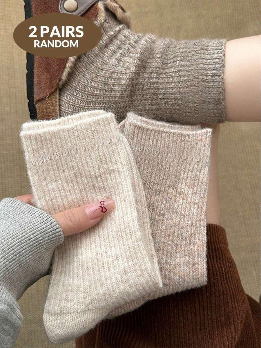 prążkowane skarpety 2-pack