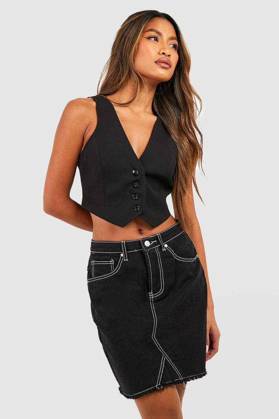 SPÓDNICA JEANSOWA MINI