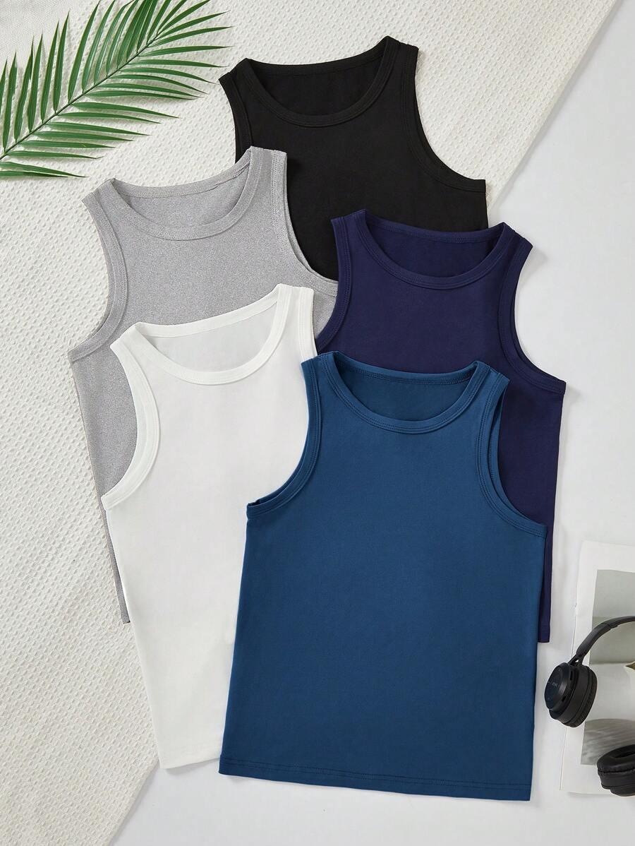 podkoszulki basic 5-pack