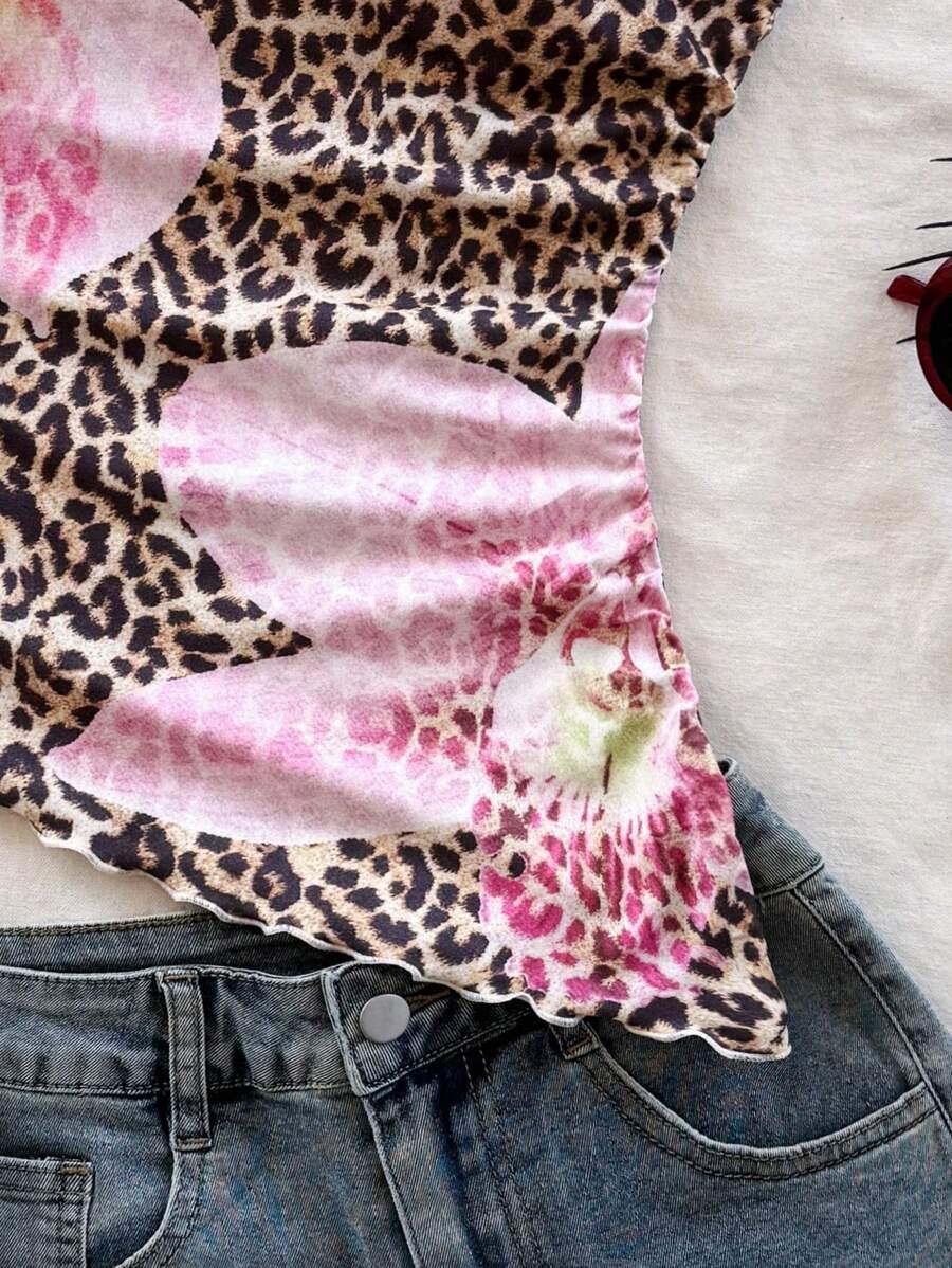 TOP ANIMAL PRINT