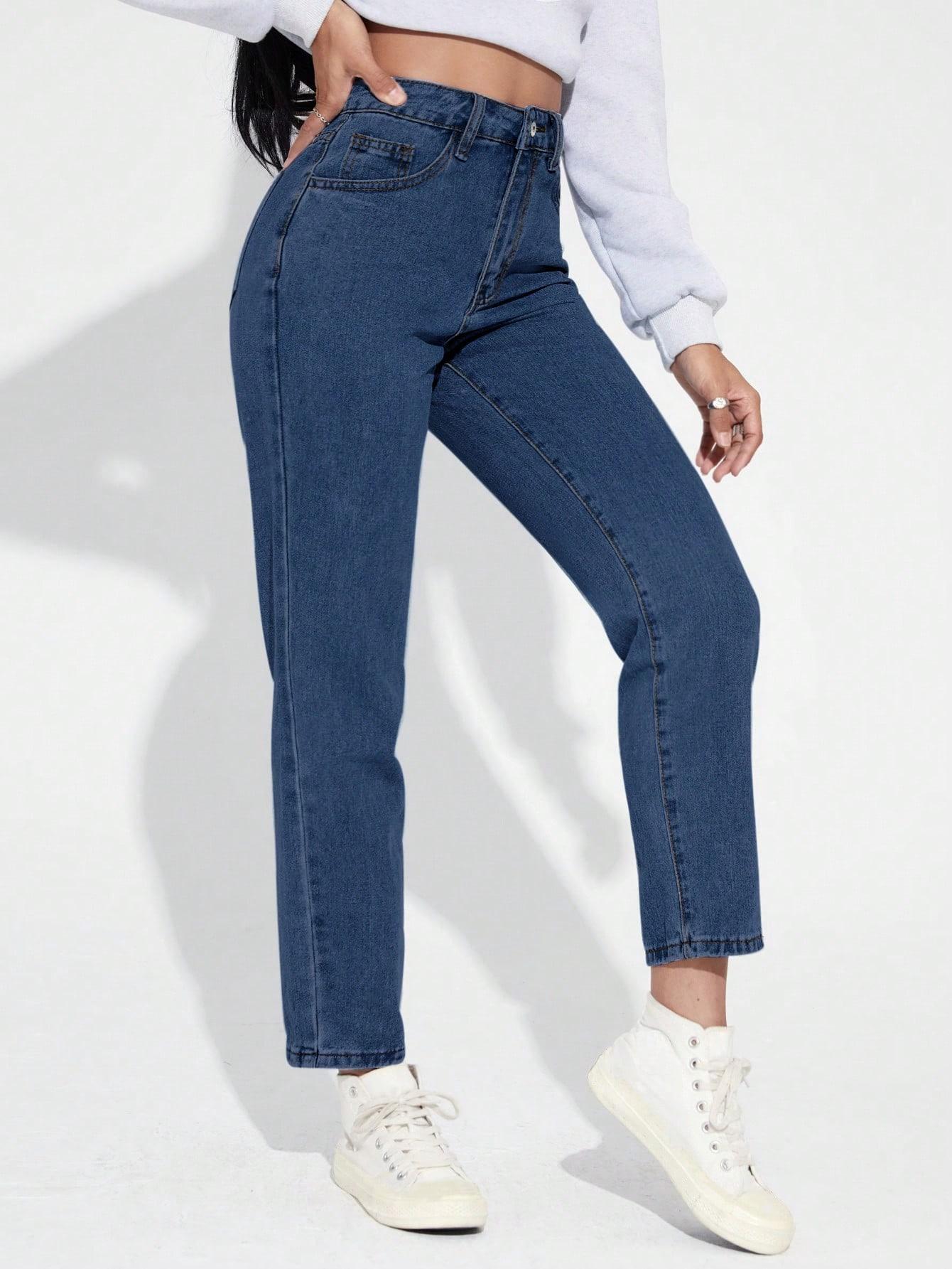 SPODNIE JEANS WYSOKI STAN 