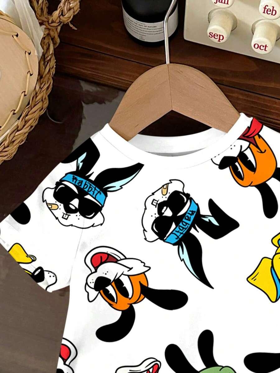 T-shirt okrągły dekolt