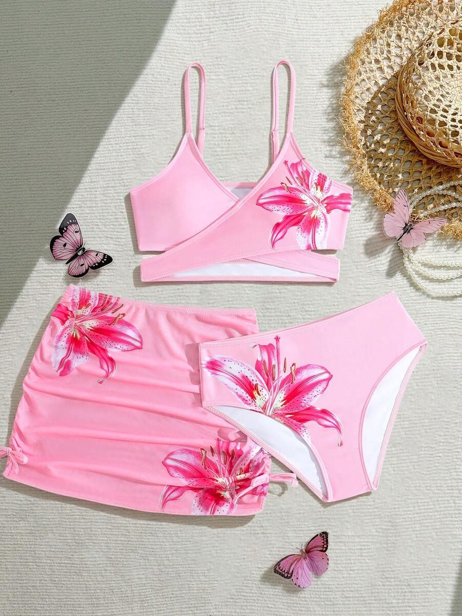 TRZYCZĘŚCIOWE BIKINI DZIEWCZĘCE