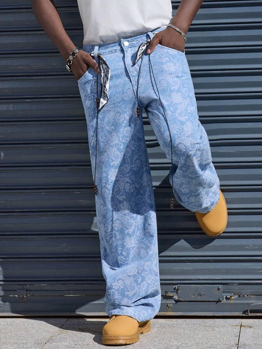 MĘSKIE JEANSY CASUAL WZÓR