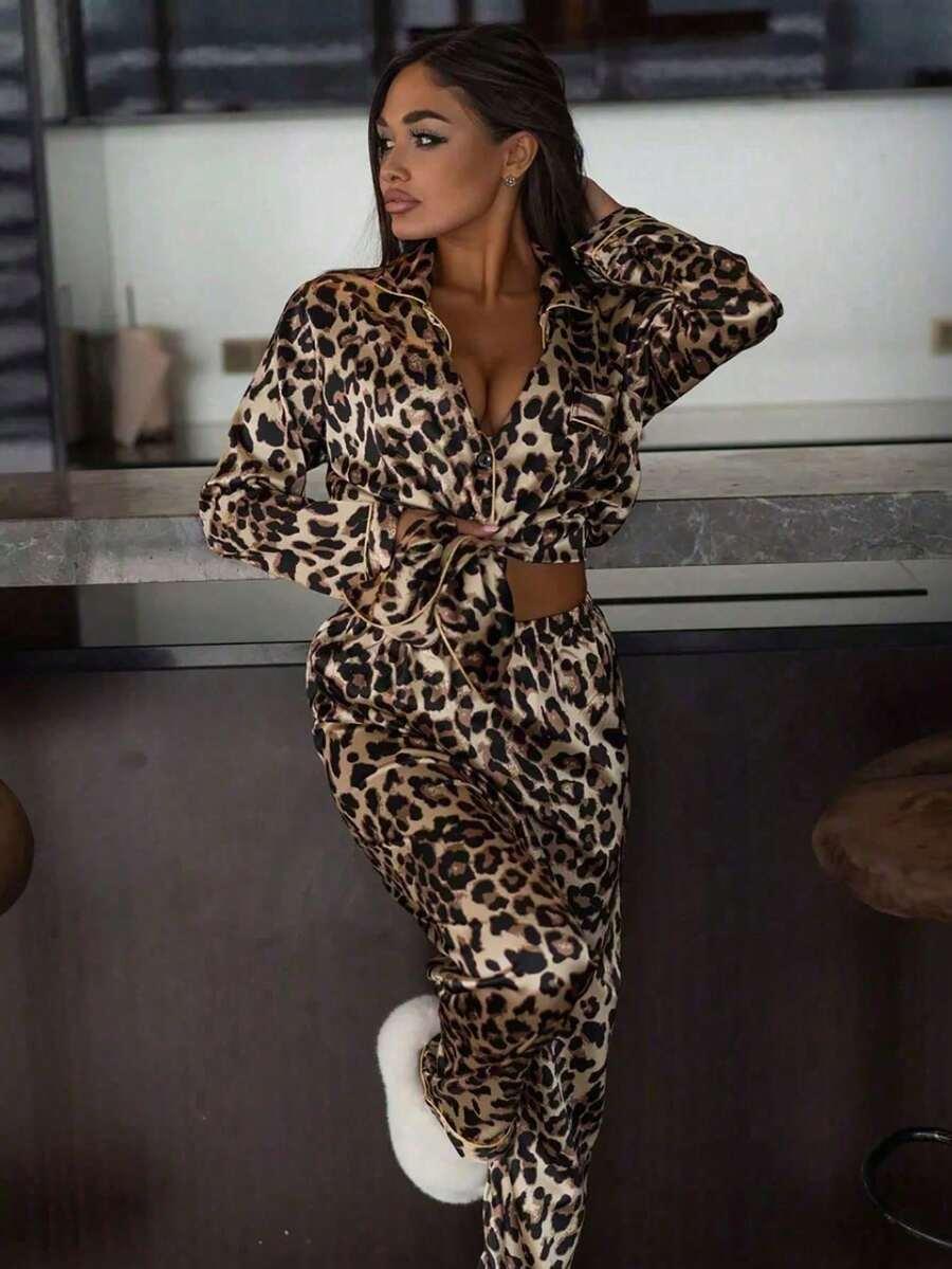KOMPLET PIŻAM ANIMAL PRINT