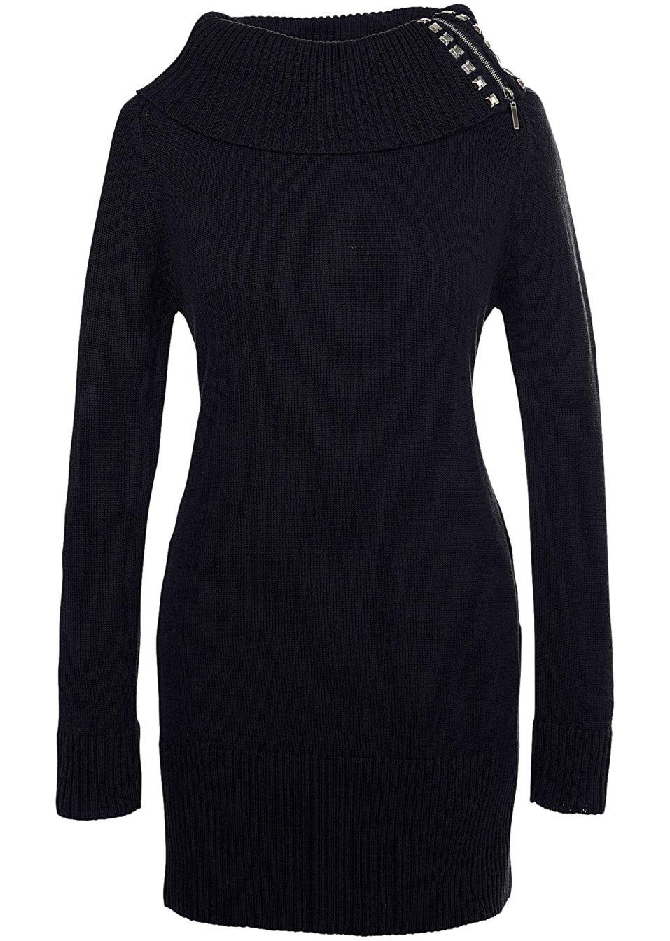CZARNY SWETER ZDOBIENIA