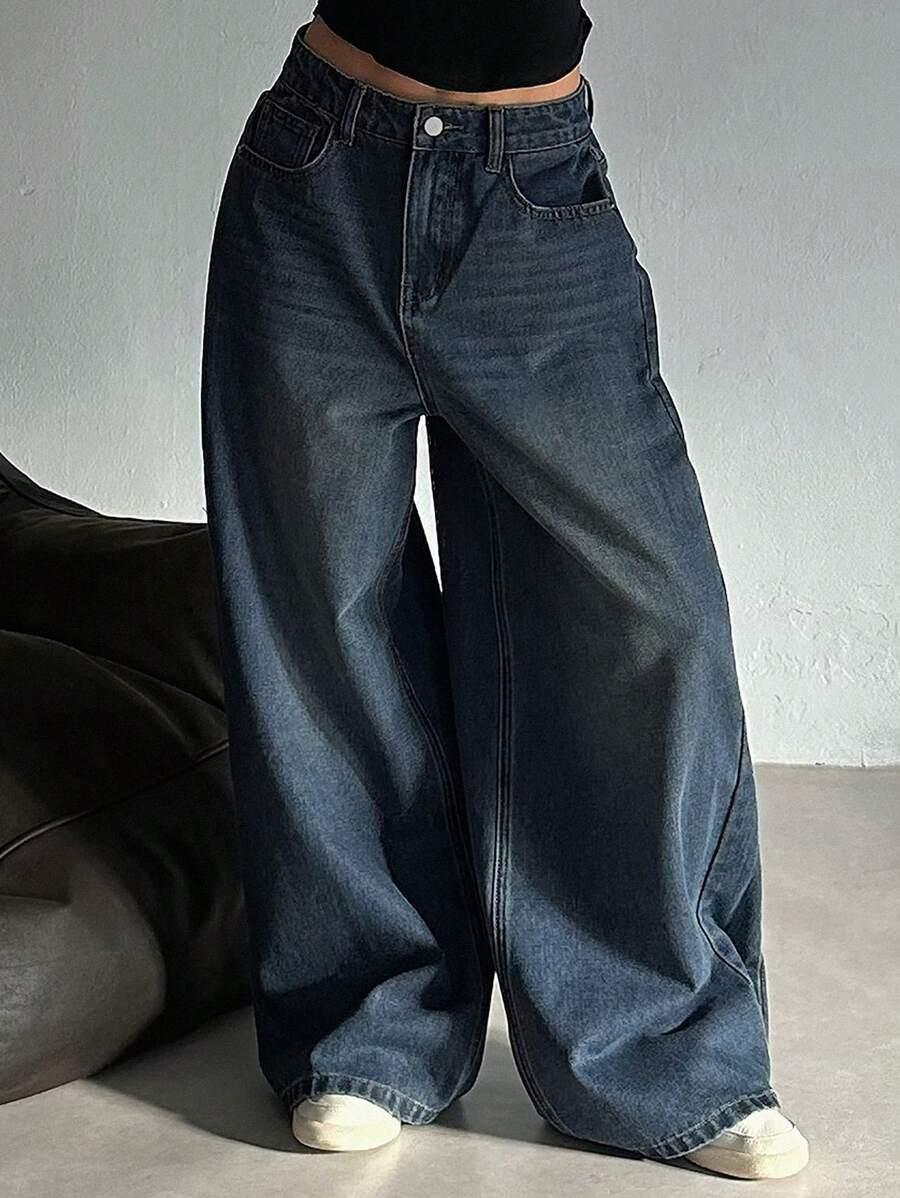 NIEBIESKIE SPODNIE JEANS