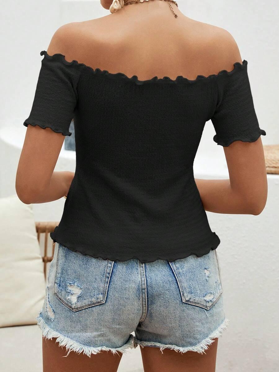 czarny top tekstura