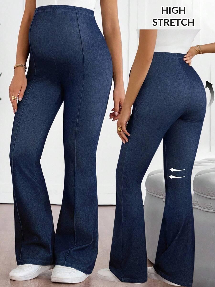 rozszerzane spodnie jeans