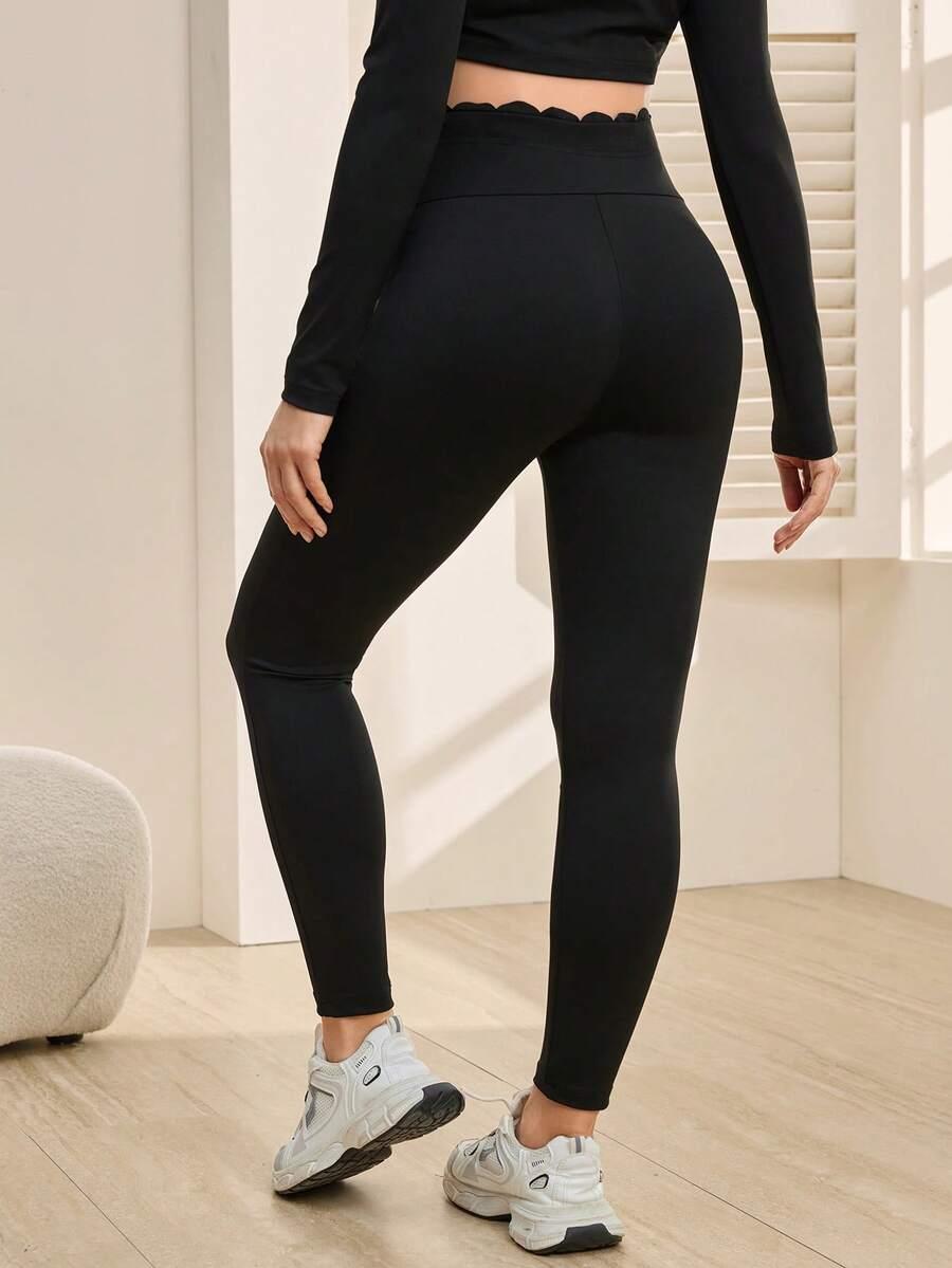 CZARNE LEGGINSY WYSOKI STAN