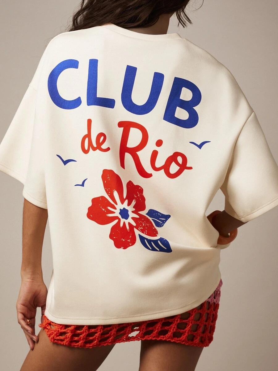 T-SHIRT OVERSIZE PRINT