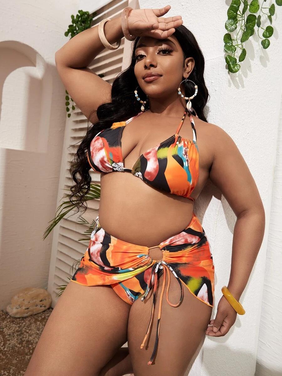 komplet bikini spódnica