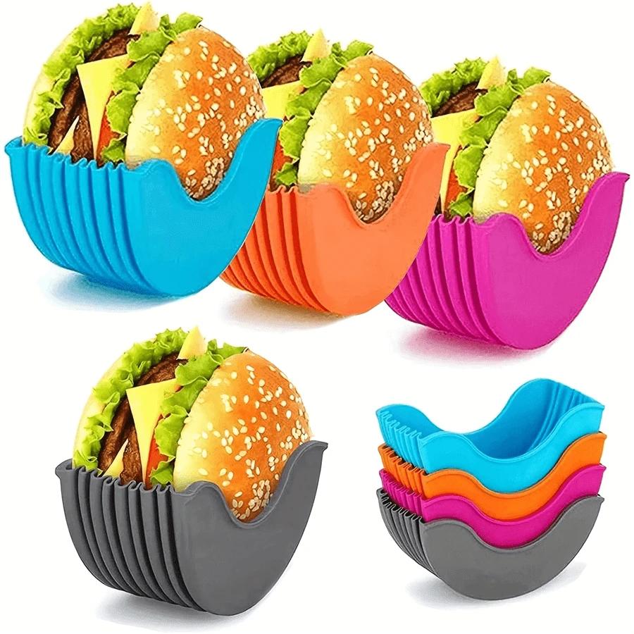 silikonowy pojemnik forma na hamburgera