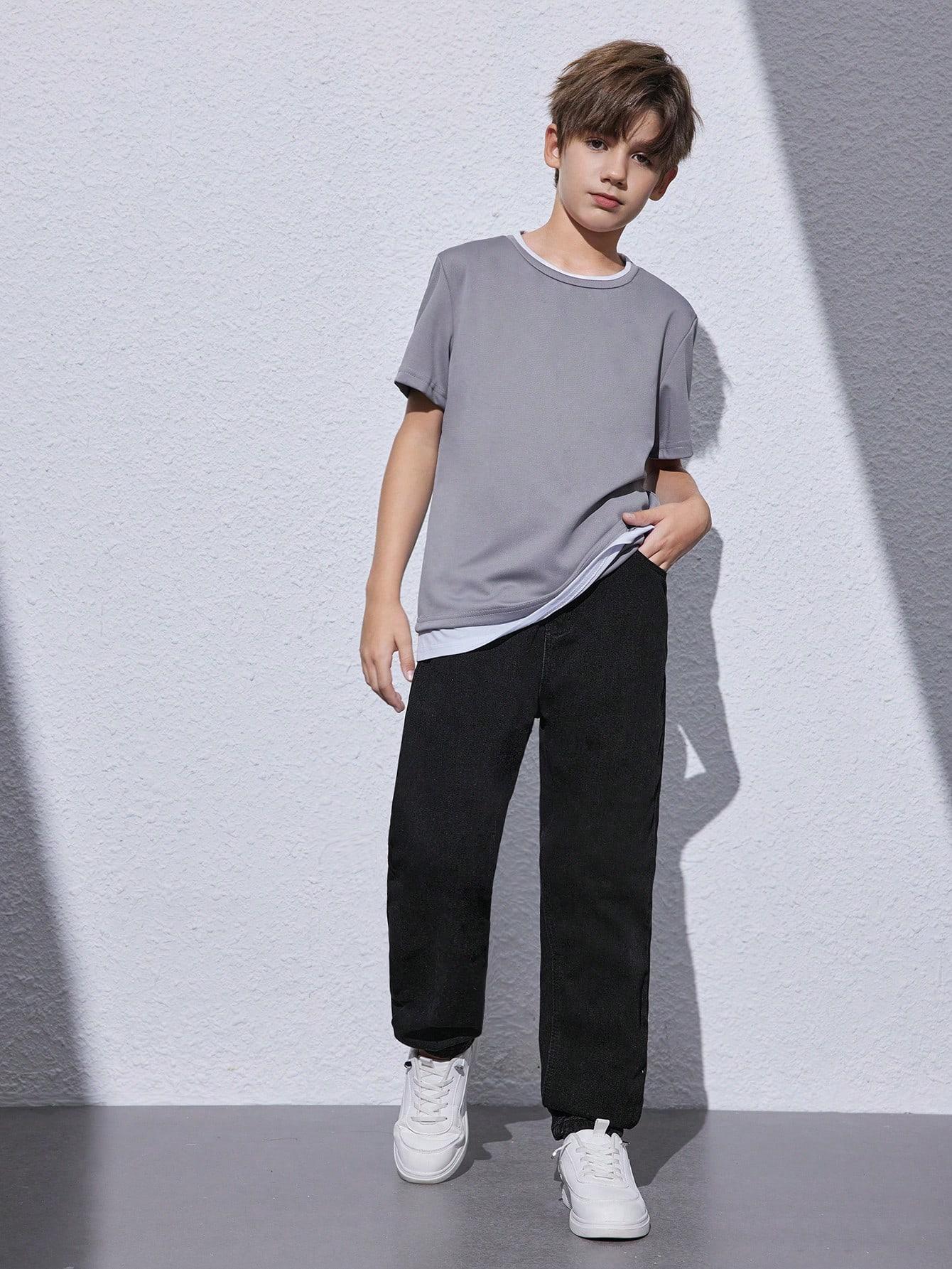 CZARNE SPODNIE JEANS