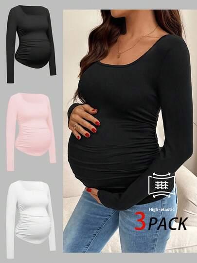 BLUZKA DŁUGI RĘKAW 3-pack