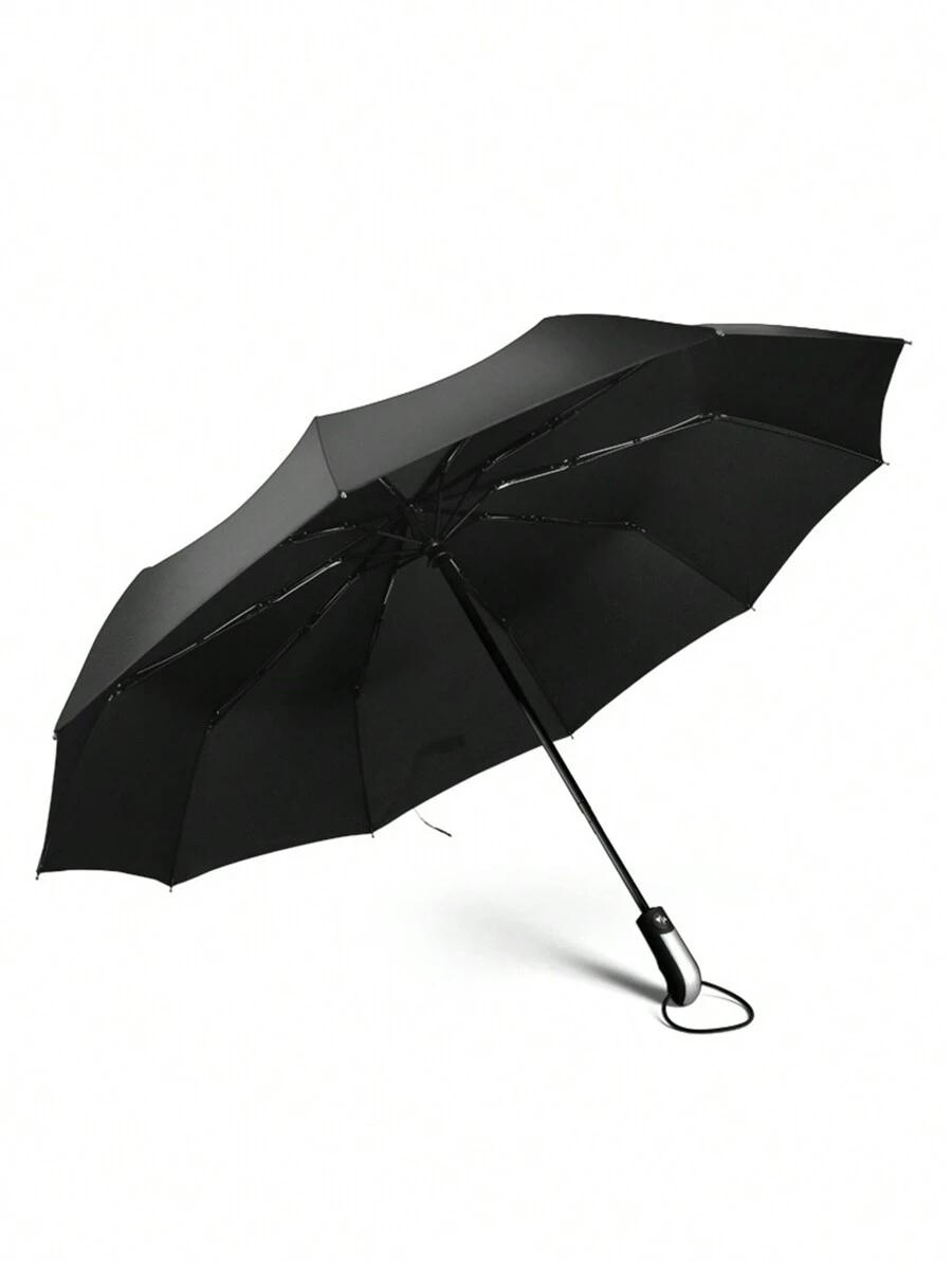 czarny automatyczny parasol