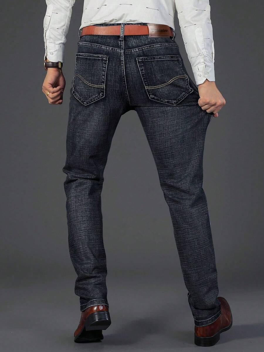 zwężane spodnie jeans