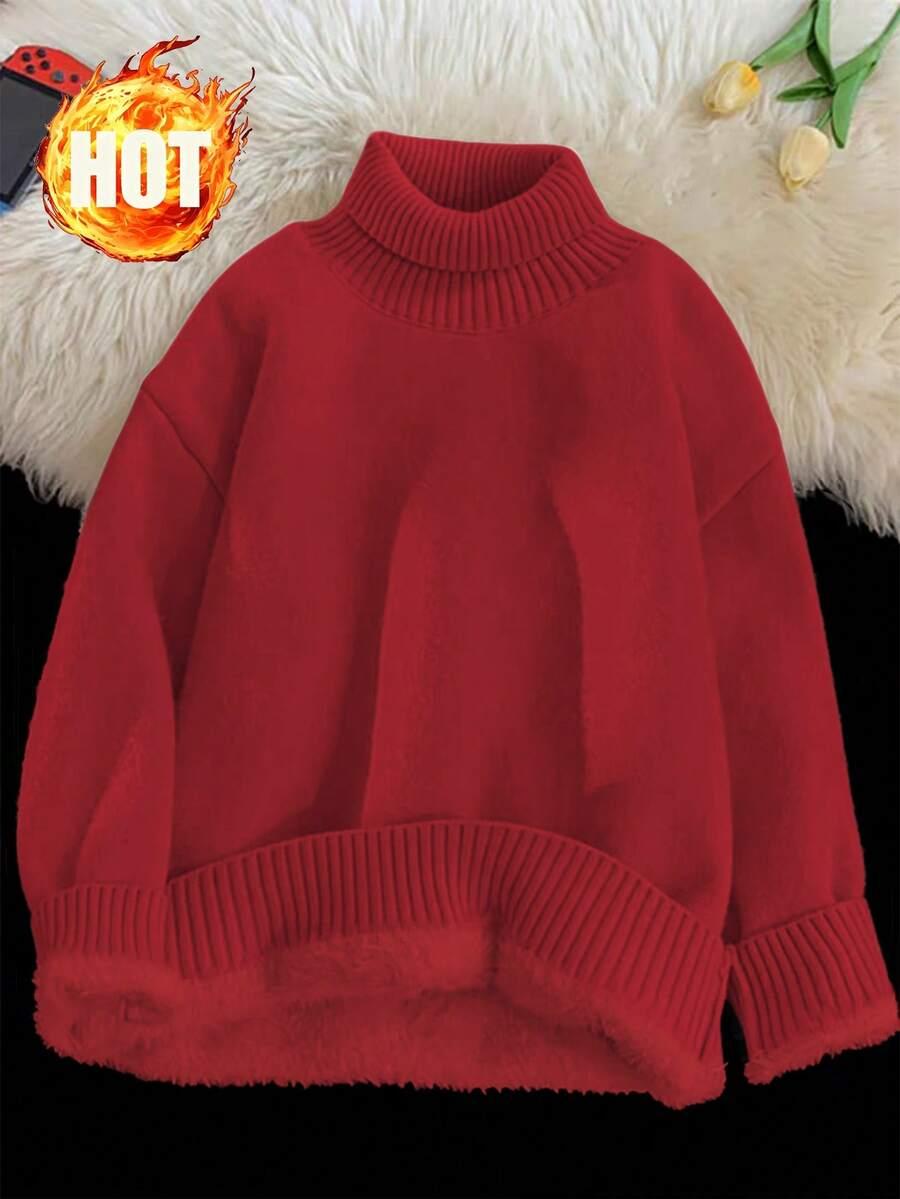 CZERWONY SWETER GOLF