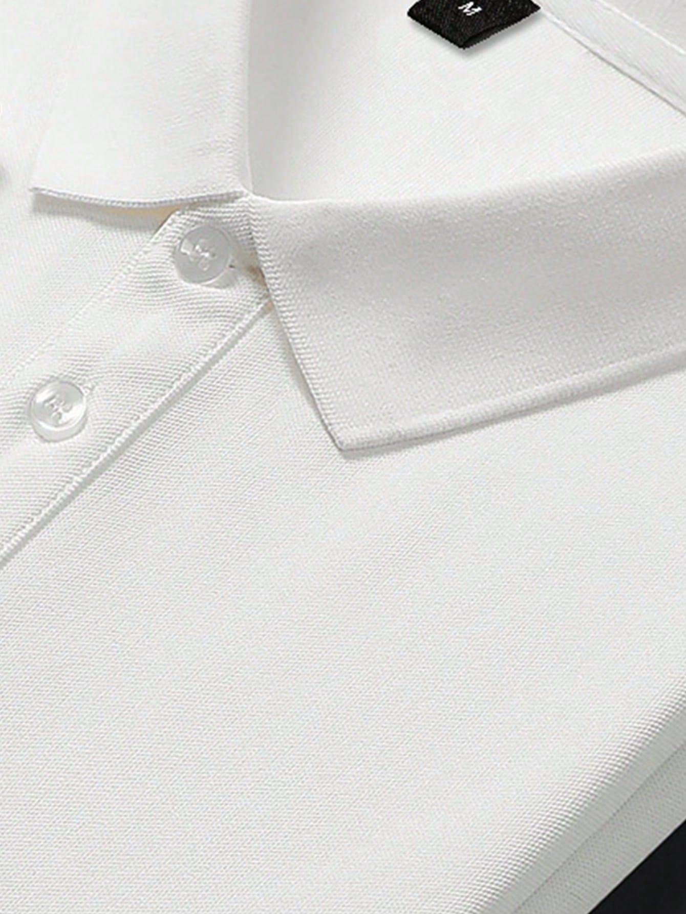 biała koszulka polo