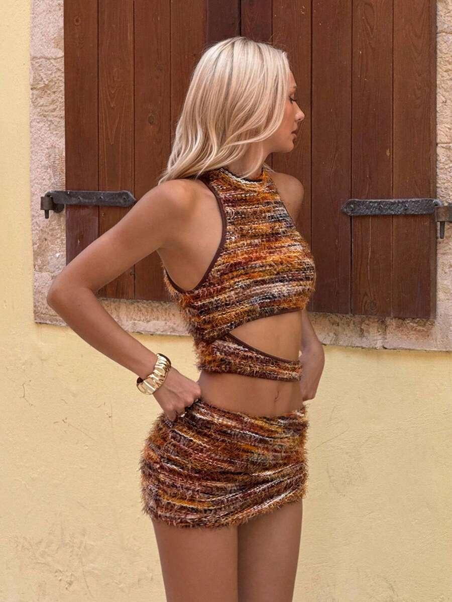 komplet spódnica top