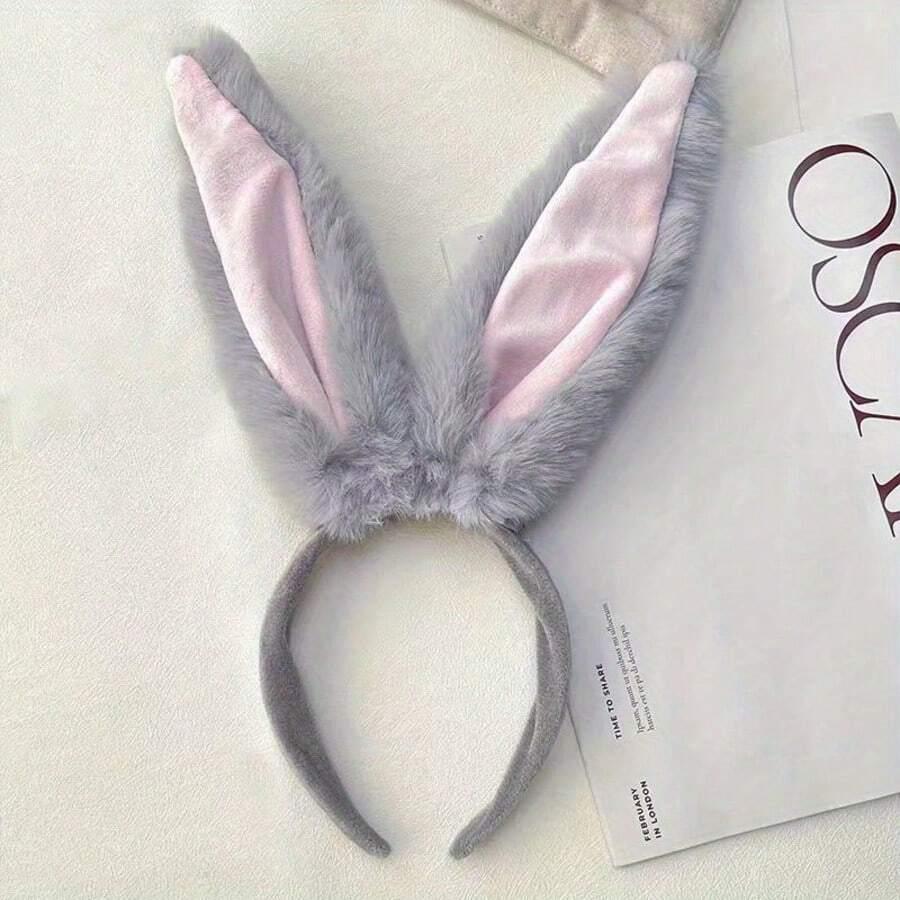 Opaska na głowę uszy pompon komplet przebranie 
