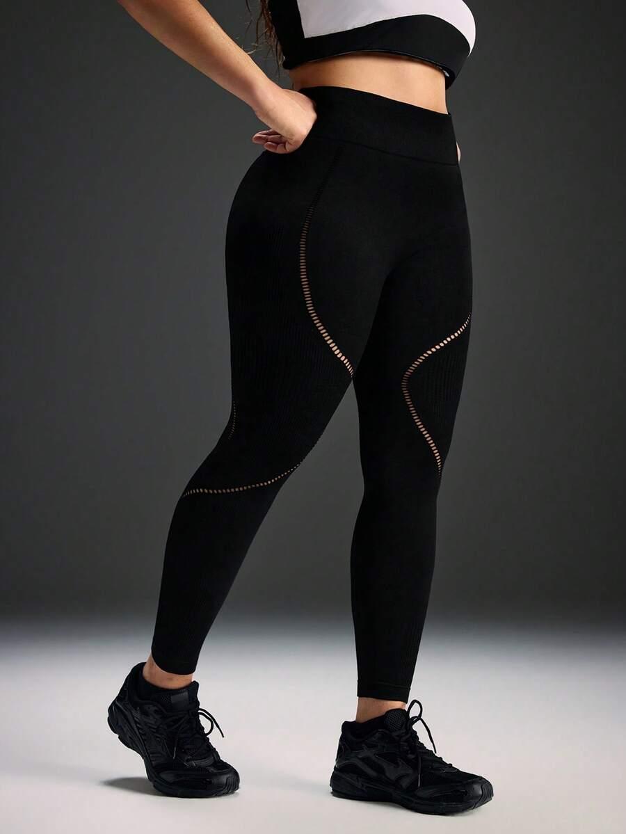 czarne legginsy wysoki stan