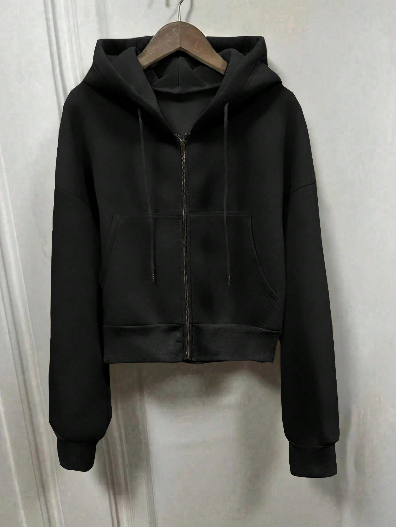 CZARNA BLUZA ZAMEK