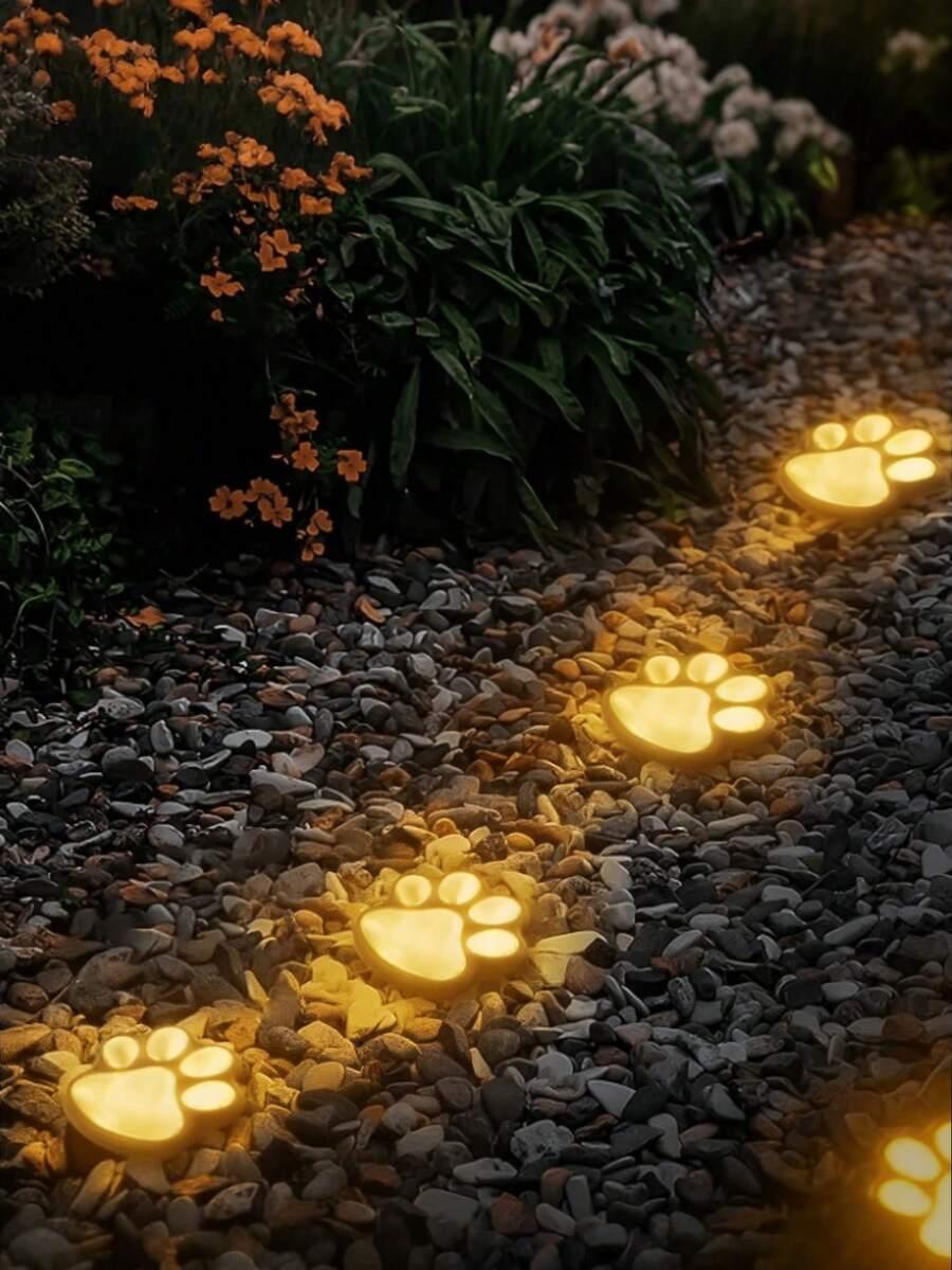 lampka led psia łapka ciepłe światło 4 szt
