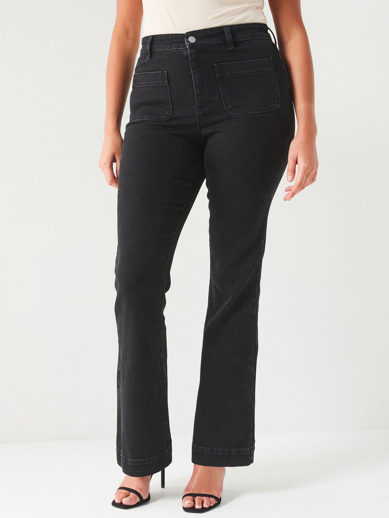 V BY VERY JEANSY FLARE ZE STRETCHEM