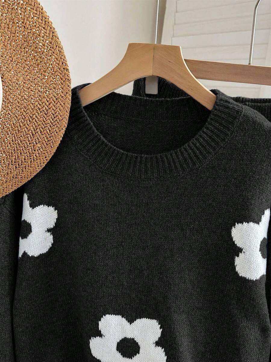 KOMPLET SWETER SPODNIE