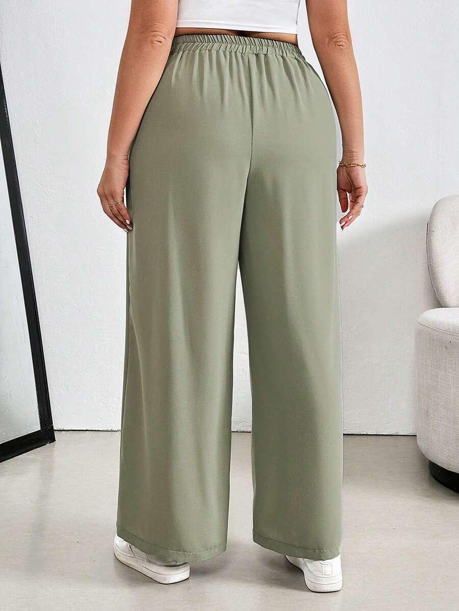 ZIELONE SPODNIE CASUAL