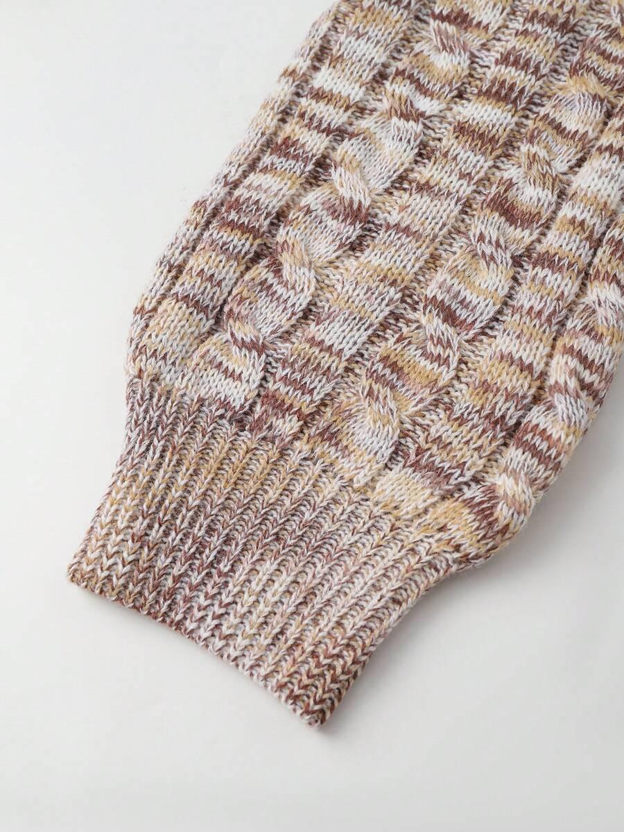 Sweter okrągły dekolt 