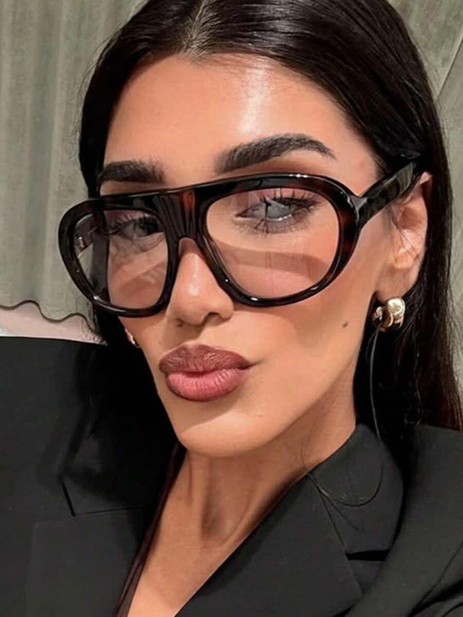 okulary zerówki animal print