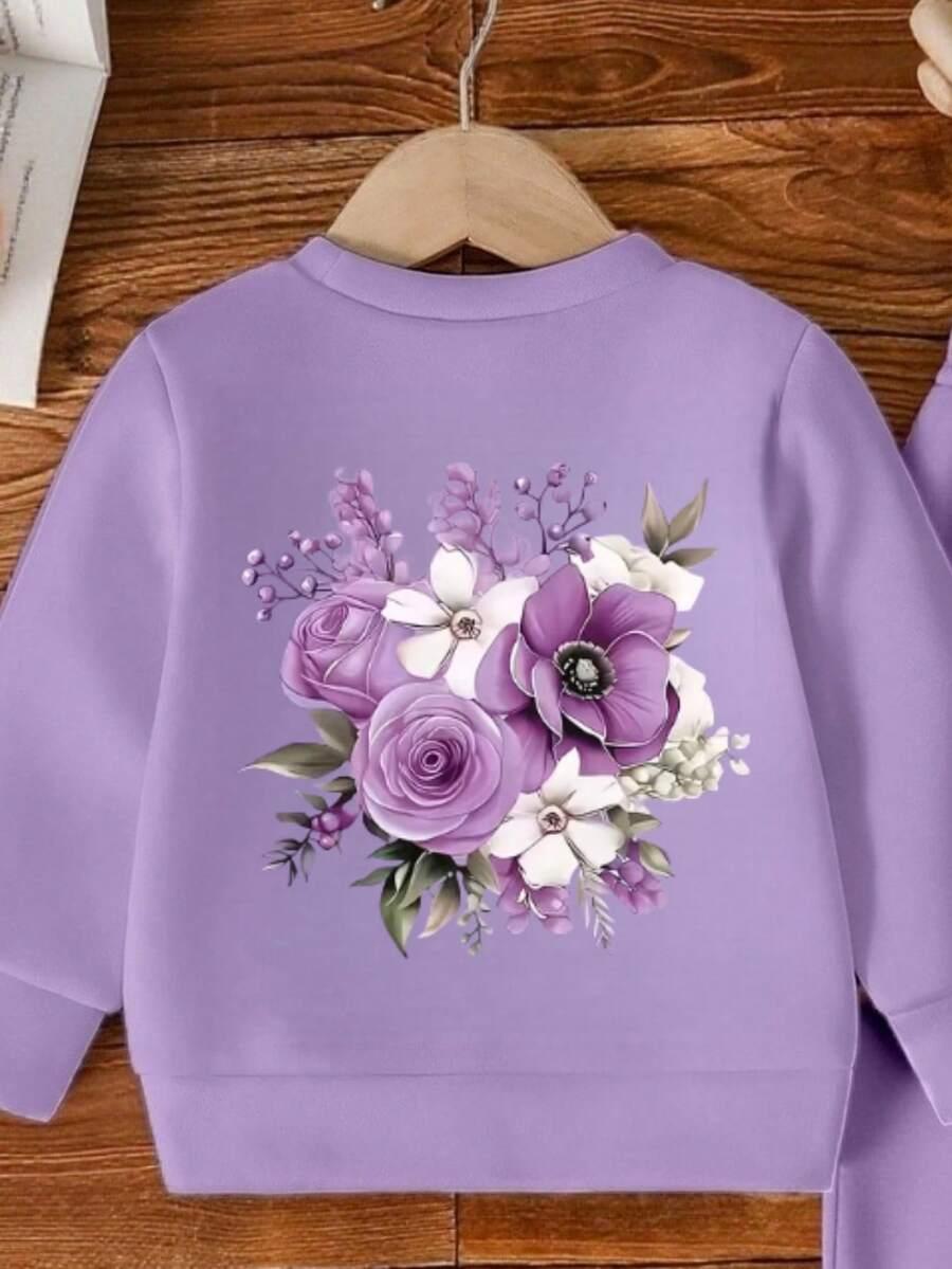 komplet bluza spodnie dres wzór print