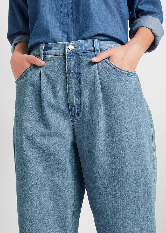 SPODNIE JEANSY MOM JEANS